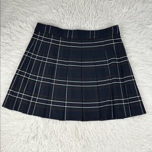 Sunday Best Tartan Plaid Pleated Mini Skirt